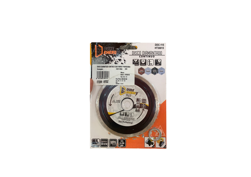 [6052] DISCO DIAMANTADO CONTINUO DUKE ENERGY PROFESIONAL 4 1/2 (DDC115) (HT30015)