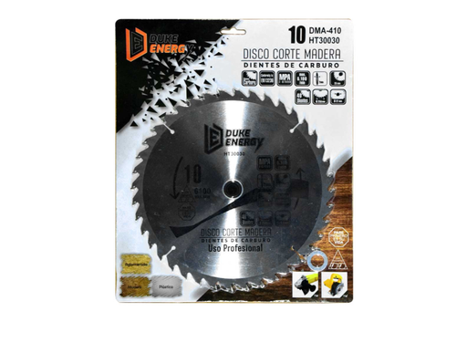 [7348] DISCO MADERA DUKE ENERGY PROFESIONAL (10X40) HT410 (HT30030)