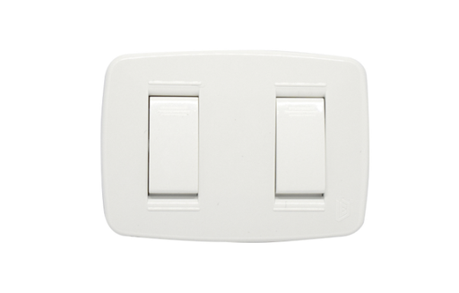 [13853] LINEA DUKE ENERGY S/P BLANCA SWICHE DOBLE (RETIE-FL)(LY00003)