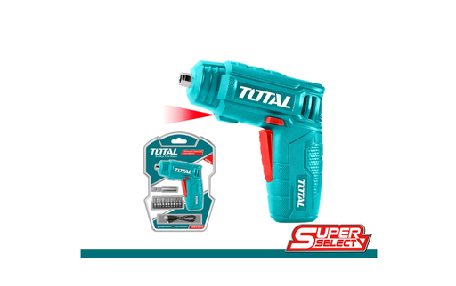 [14771] DESTORNILLADOR RECARGABLE 4V SUPER SELECT TOTAL (TSDLI0402)