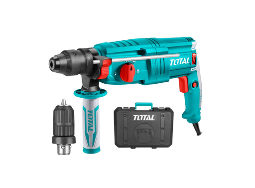 [14775] TALADRO ROTOMARTILLO SDS PLUS 800W 120V CAJA PLASTICA INCLUYE MANDRIL (3) BROCAS (2) CINCELESTOTAL (UTH308268-2)