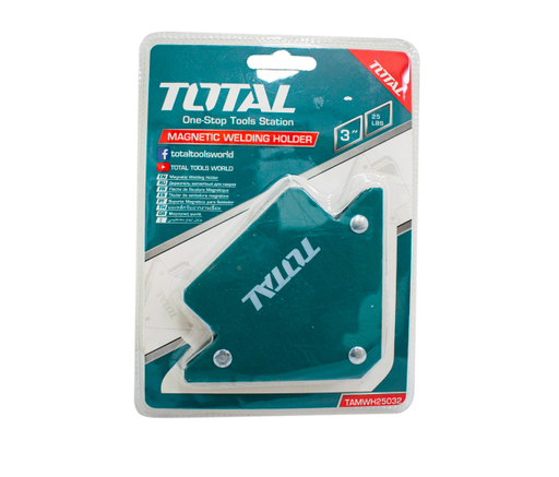 [14817] SUJETADOR MAGNETICO 3" 25LBS 3 POSICIONES PARA SOLDAR TOTAL (TAMWH25032)