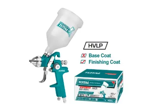 [14826] AEROGRAFO 600CC INDUSTRIAL VASO PLASTICO BAJA PRESION TOTAL (TAT10601)