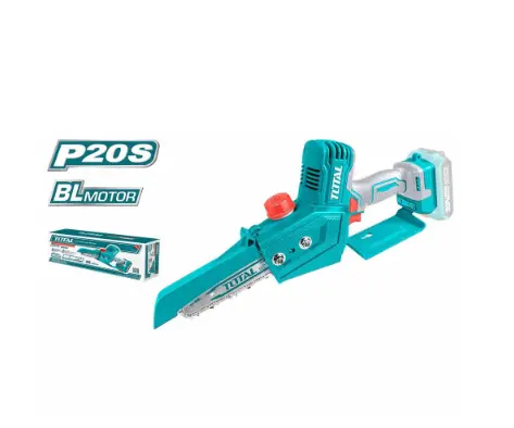 [15088] MOTOSIERRA MINI INALAMBRICA 6 20V INDUSTRIAL + 2 BATERIAS Y CARGADOR INCLUIDO TOTAL (TGSLI2068)
