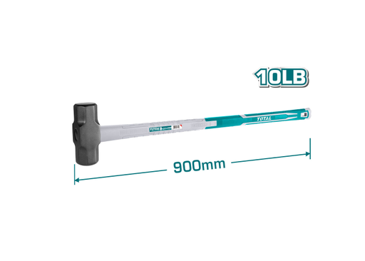 [15333] PORRA 10 LB HIERRO MANGO FIBRA DE VIDRIO TOTAL (THT750416)