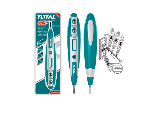 [15468] PROBADOR DE CORRIENTE DIGITAL 12-220V TOTAL (THT292201)