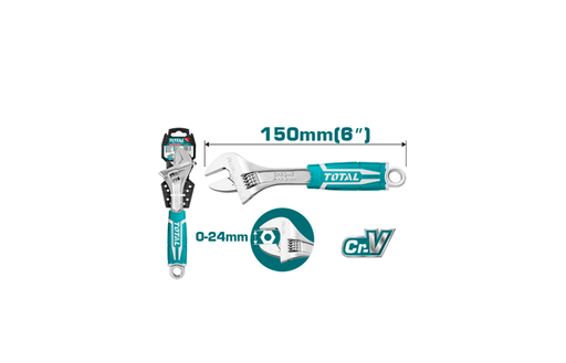 [15547] LLAVE PESTON 6" INDUSTRIAL ENCAUCHETADA TOTAL (THT101066)