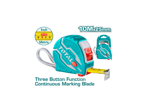 [15566] METRO 10 MTS TRIPLE BOTON HOJA ANCHA TOTAL (TMT126101)