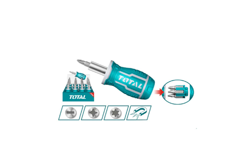 [16281] DESTORNILLADOR 8 EN 1 IMANTADO SUPER SELECT TOTAL (TACSDS0706)