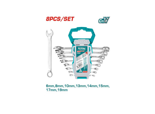 [16314] LLAVE MIXTA 6 - 19 MM JUEGO X 8 PZS SUPER SELECT TOTAL (THT102286-I)