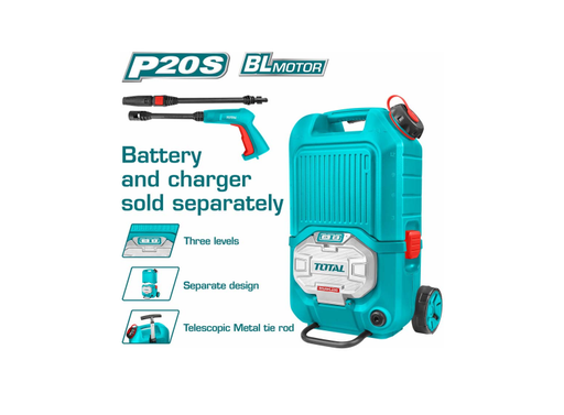 [16783] HIDROLAVADORA PORTATIL 40V 1160PSI INDUSTRIAL TOTAL (TPWLI4006)