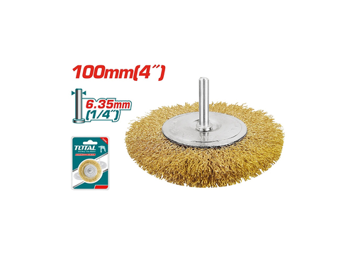 [17408] GRATA CIRCULAR  100MM 4" CON BASTAGO PARA TALADRO TOTAL (TAC34041)