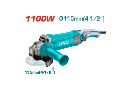 [18744] PULIDORA 4 1/2  1100W INCLUYE MANGO AUXILIAR  INDUSTRIAL TOTAL (UTG110125563)