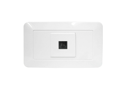 [1780] LINEA BK BLANCA INCRUSTAR TOMA TELEFONO (118Z-17) (HT20342)