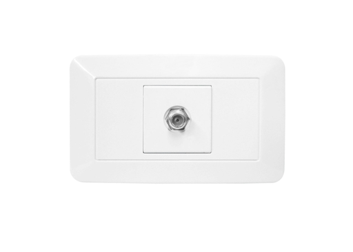 [1793] LINEA BK BLANCA INCRUSTAR TOMA TV(118Z-18) (HT20344)