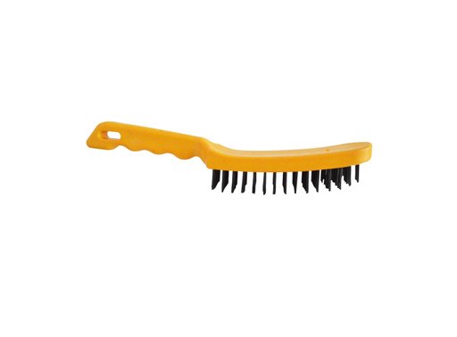 [6603] CEPILLO ACERO SIN ESPATULA M/PASTA  AMARILLO HT 6 LINEAS 106 (CPMY-106)(HT30571)