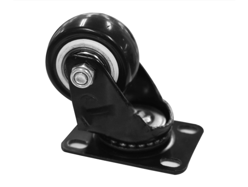 [7888] RODACHINES 1 1/2 PLANO NEGRO PESA GIRATORIO 40MM (INDIVIDUAL) (HT40081)
