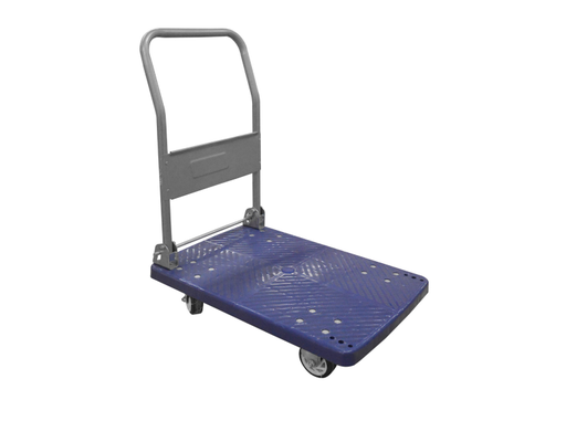 [8285] CARRETILLA CON PLATAFORMA PLASTICA CAPACIDAD 200 KLGS (4 RUEDAS) (HT50054)