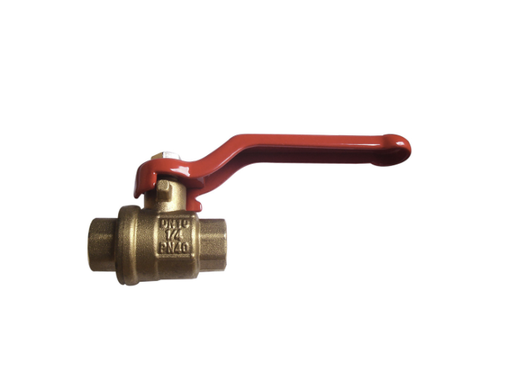 [13588] LLAVE BOLA PN40 BRONCE 1/4” (HT1221)
