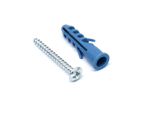 [13605] CHAZO PLASTICO CON TORNILLO 5/16 X 50UNDS (HT1239)