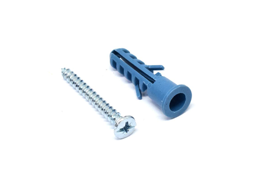 [13606] CHAZO PLASTICO CON TORNILLO 3/8 X 50UNDS (HT1240)