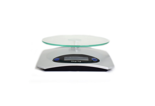[15299] GRAMERA DIGITAL 5 KG VIDRIO REDONDO KE-5 (HT1544)