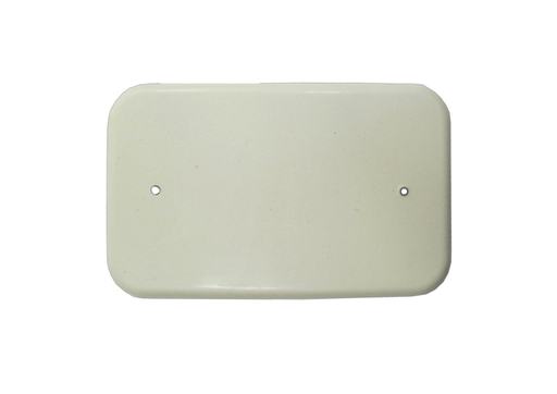 [1669] TAPA PLASTICA CIEGA 2X4 BLANCA R/G (RETIE)