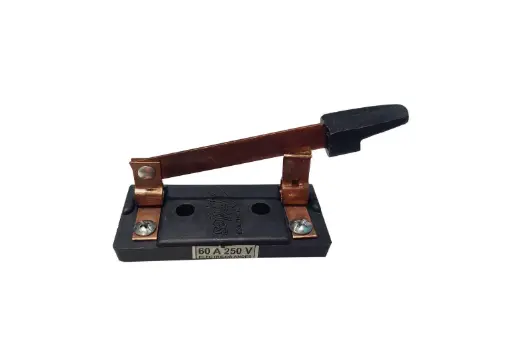 [2961] CUCHILLA DE CORTE SIN PORTAFUSIBLE 1X60 (ANDES)