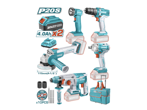 [20297] KIT DE HERRAMIENTA A 20V TOTAL (UTCKLI2019)
