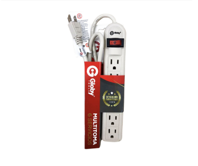 [2348B] TOMA MULTIPLE GLOBY X 6 CON CABLE 75 CM (U51)