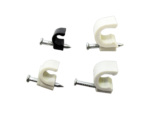 [1981] GRAPA MURO PLASTICA COAXIAL 9 BLANCA (BOLSA X 40) 