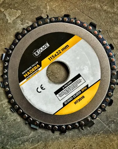 [19614] DISCO PARA CORTE Y DESBASTE 115 X 22MM UDUKE (HT2019)