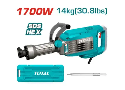 [20385] DEMOLEDOR SDS HEX 1700W 50 JULES 14KG SUPER TOTAL (UTH217068)