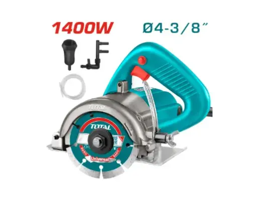 [20763] SIERRA CORTADORA DE MARMOL 1400W 3/8" INDUSTRIAL SUPER TOTAL (UTS3141102)