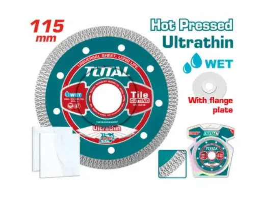 [20956] DISCO DIAMANTADO CONTINUO 4 1/2" CORTE BALDOZA,MARMOL, CERAMICA INDUSTRIAL SUPER TOTAL (TAC2181151HT)