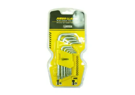 [19929] LLAVE TORX JUEGO 9 PCS CORTA UDUKE (HT2262)