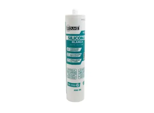 [21348] SILICONA TUBO BLANCA 300ML UDUKE (HT3112)