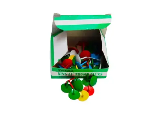 [21470] CHINCHES COLORES SURTIDOS (CAJA X 50) (XL-50C)