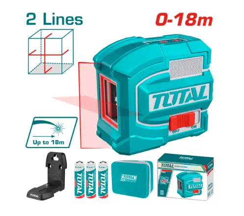 [21033] NIVEL LASER 0-18M LUZ ROJA INDUSTRIAL SUPER TOTAL (TLL156503)