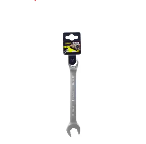 [13262] LLAVE MIXTA 2 EN 1 # 17MM - 11/16" CR/V UDUKE (HTY0072) 