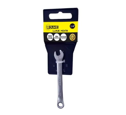 [12017] LLAVE MIXTA # 1/4" CR/V UDUKE (HTY0019) 