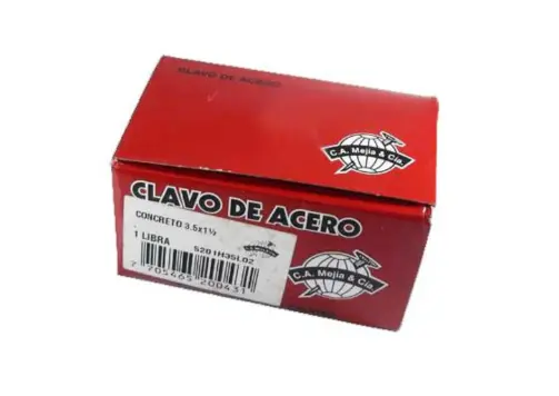 [5961] CLAVO ACERO VERTICAL 3/4 CA MEJIA (500 GRS