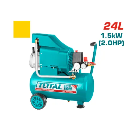 [21960] COMPRESOR AIRE HORIZONTAL 24L 2.0HP 116PSI 110-120V 60HZ SUPER TOTAL (UTC220246) 