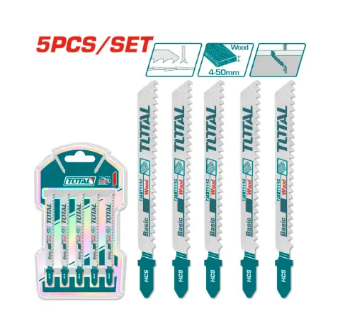 [21868] SET DE SEGUETA SIERRA SABLE X5PCS PARA MADERA SUPER TOTAL (TJSBT111C) 