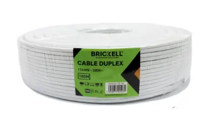 [21932] CABLE DUPLEX 2 X 12 (BK-781) (RETIE)