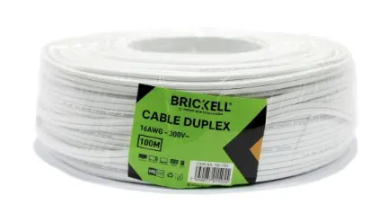 [21934] CABLE DUPLEX 2 X 16 (BK-783) (RETIE)